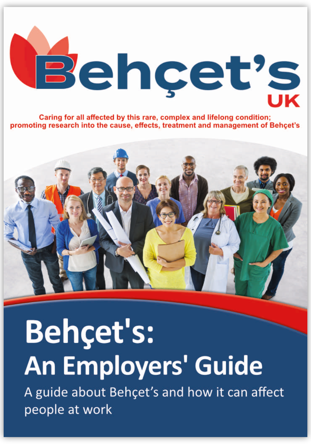 Front cover of the Behçet's: An Employer's Guide booklet